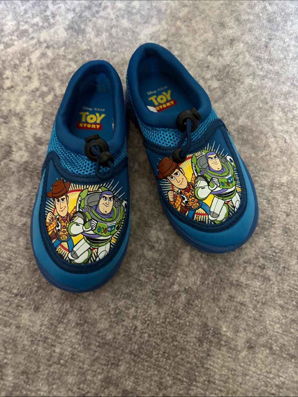 Disney Toy Story Blue Buzz & Woody Kids' Slip-On Water Shoes